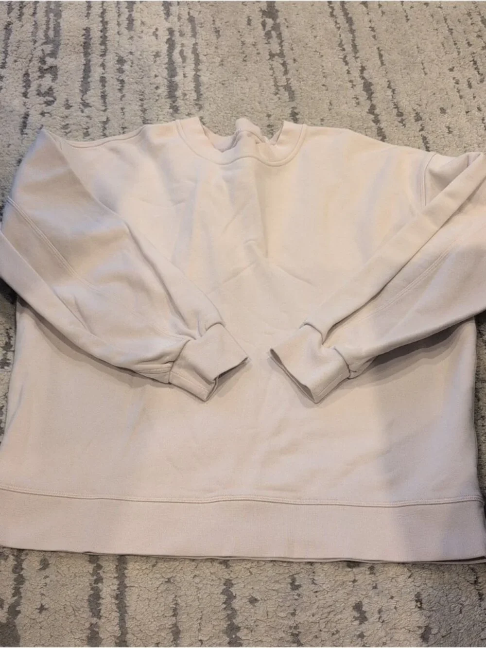 Lululemon Perfectly Oversized Crew Feather Pink